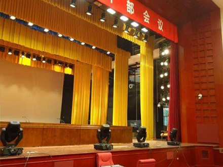 学校麻绒幕布合作客户案例